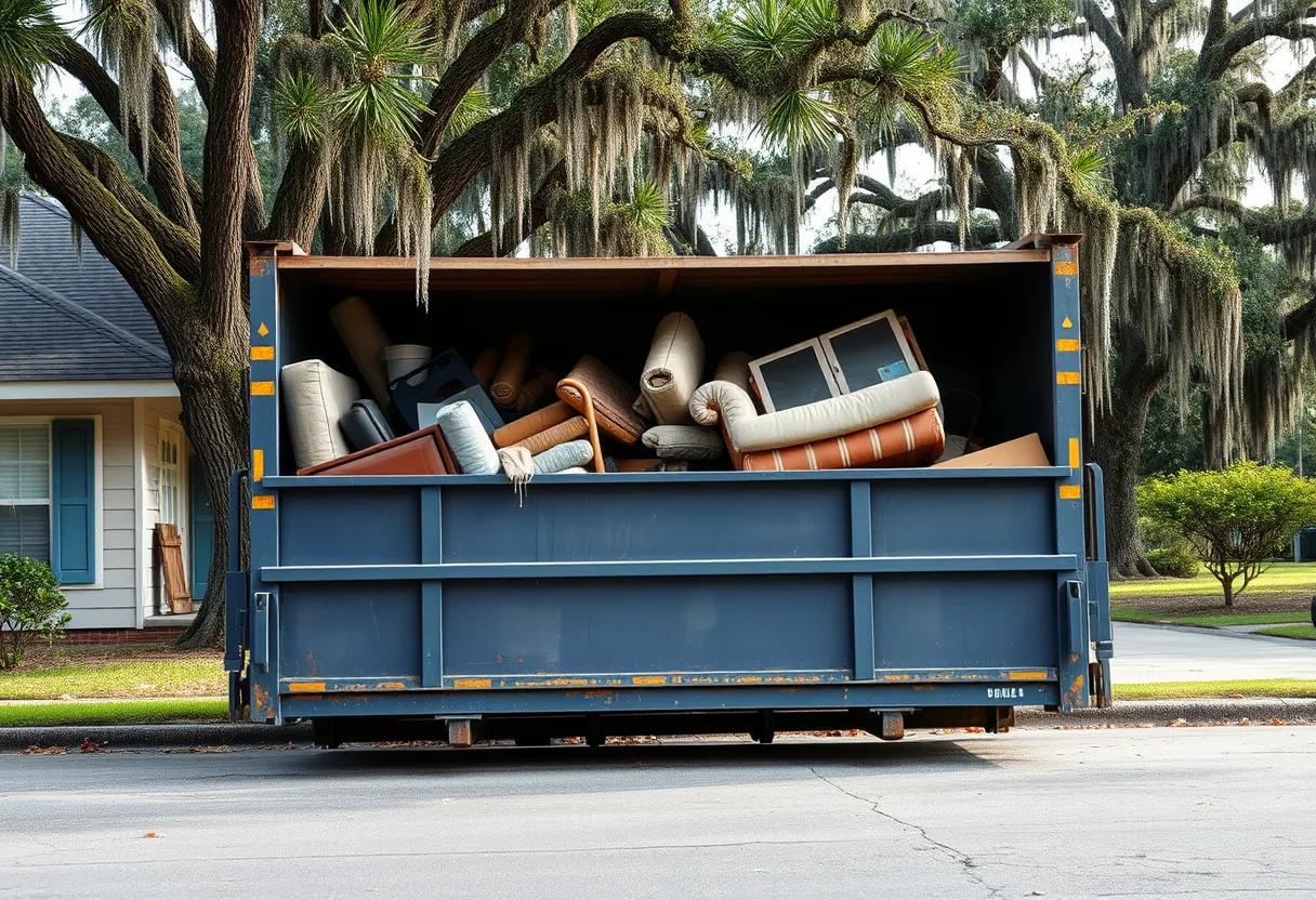 Household Junk & Cleanout Dumpsters in Louisiana